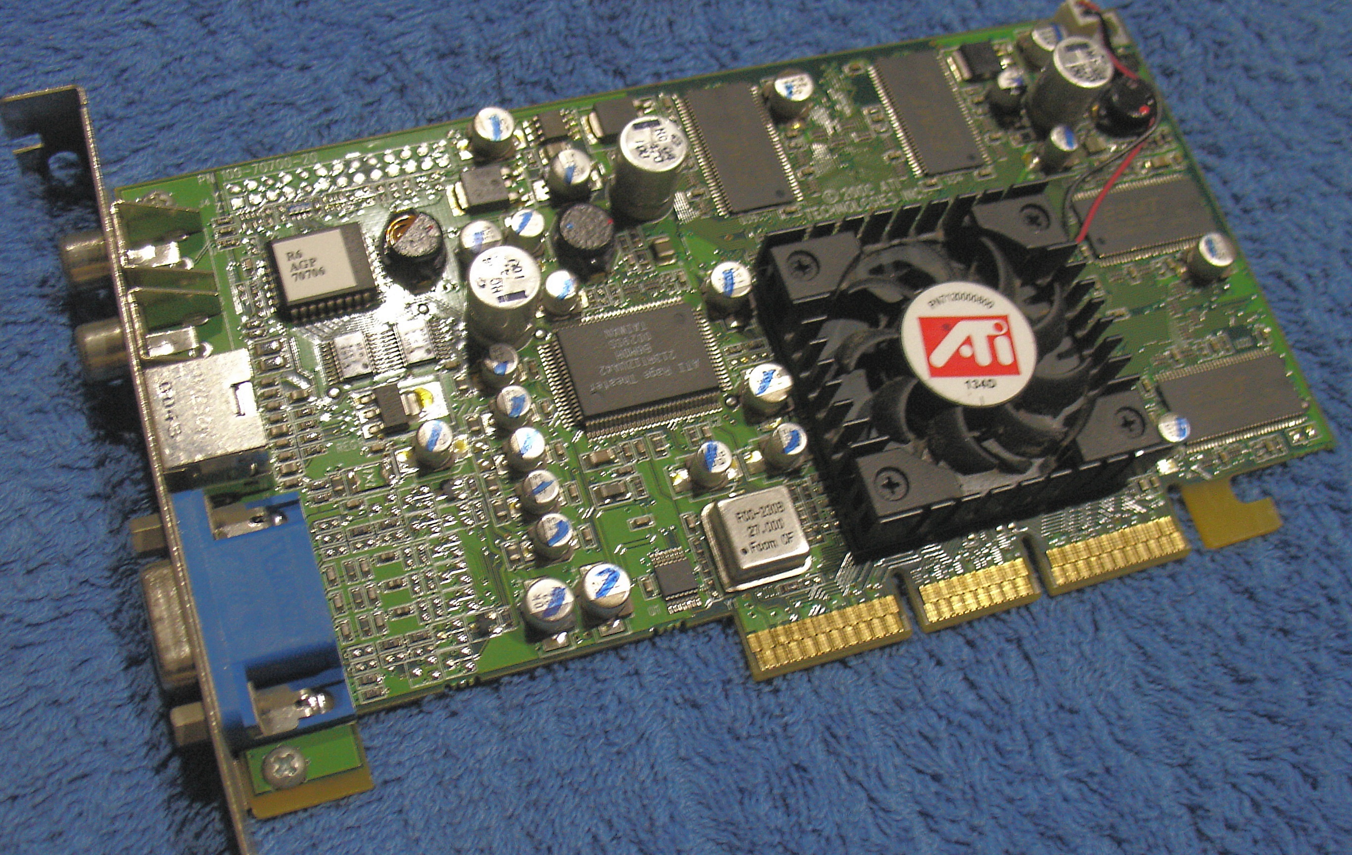 Graphics card topside
